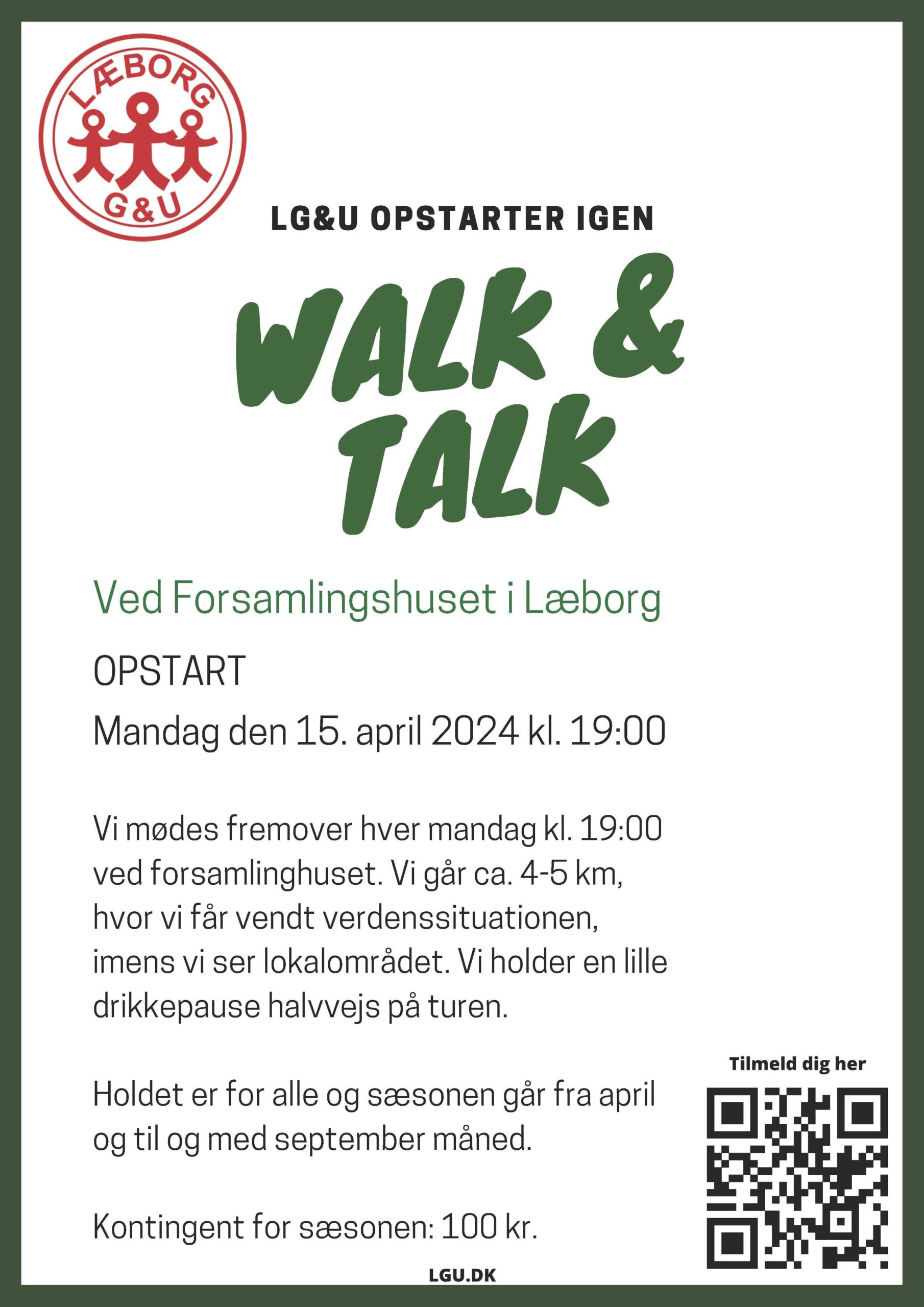 Opstart: Walk & Talk