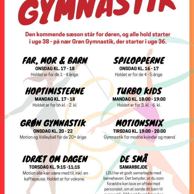 LGU Gymnastiksæson 2025-2026